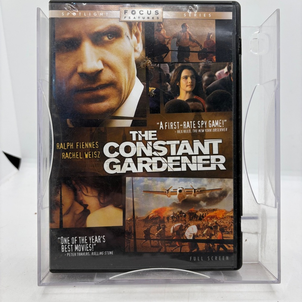 The Constant Gardener DVD Full Screen Spotlight Ralph Fiennes Rachel Weisz